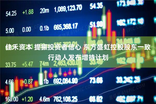 佳禾资本 提振投资者信心 东方盛虹控股股东一致行动人发布增持计划